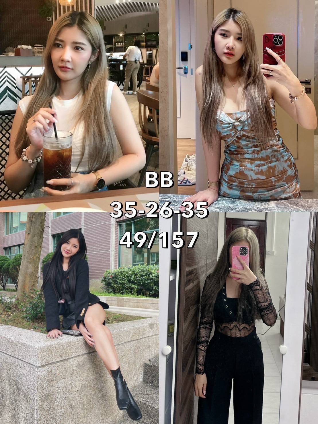 茶妹 新竹 柔依 胸圍34F 身高160